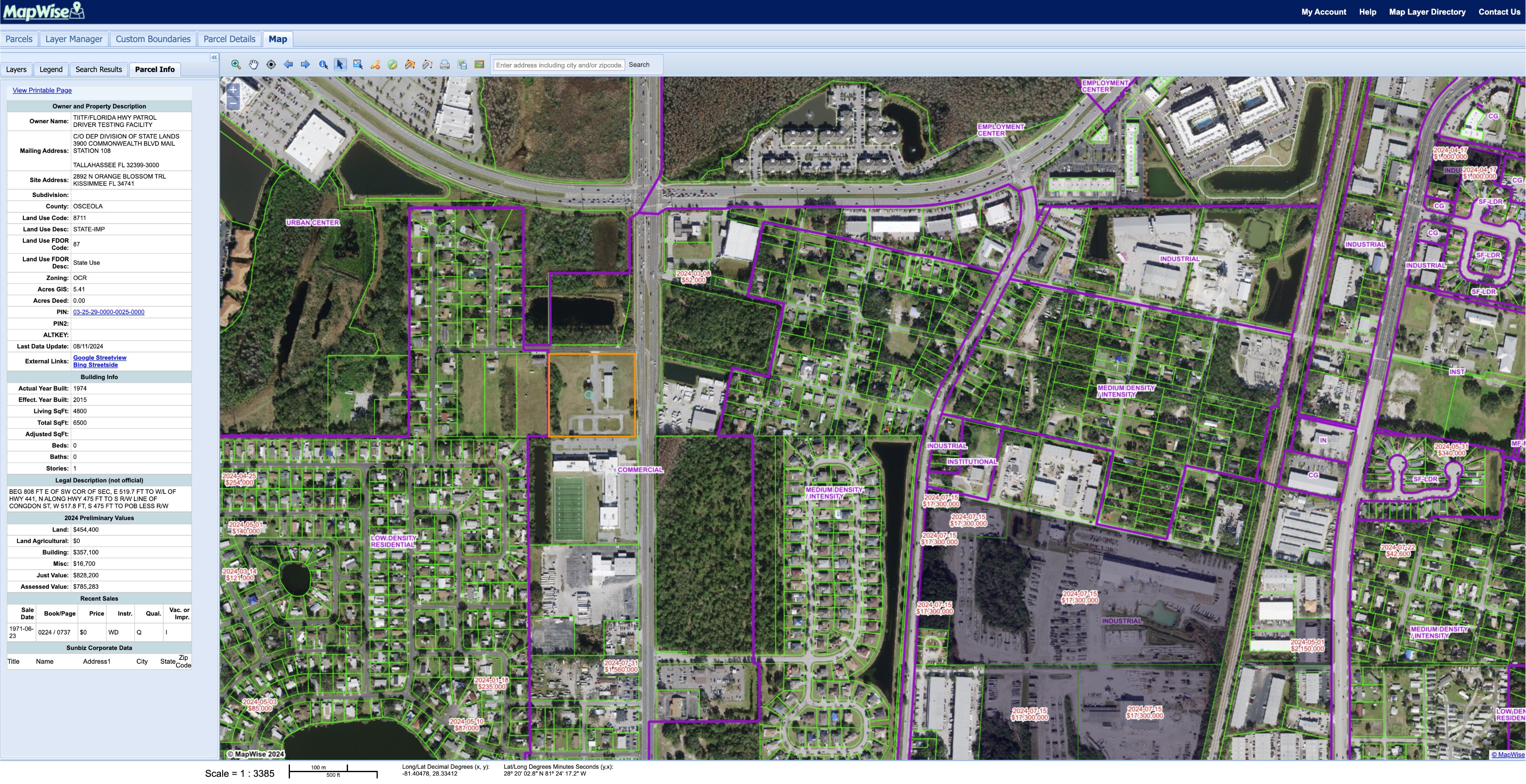 Florida Maps Online Product Info